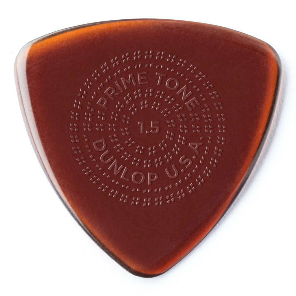 Jim Dunlop 1.5 mm Primetone Triangle Grip Guitar Pick Player Pack - 3 pack