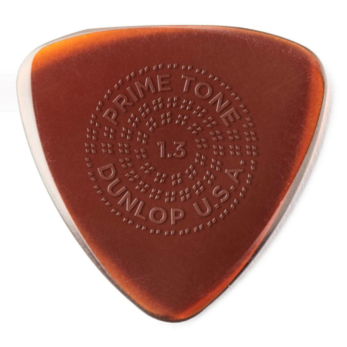 Jim Dunlop 1.30 mm Primetone Small Triangle Grip Guitar Pick Player Pack - 3 pack