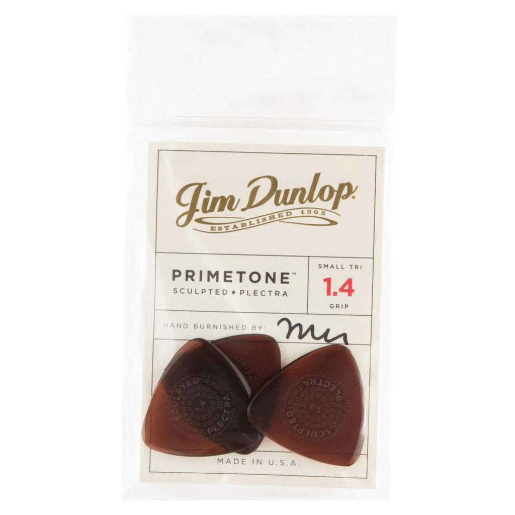 Jim Dunlop 1.40 Primetone Small Triangle Guitar Pick Player Pack