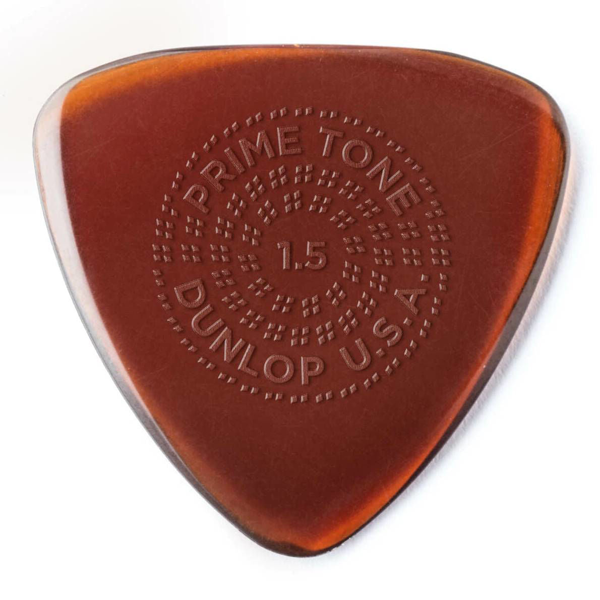 Jim Dunlop 1.50 mm Primetone Small Triangle Grip Guitar Pick Player Pack - 3 pack