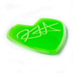 Dunlop Kirk Hammett guitar pick player pack with multiple Kirk Hammett branded guitar picks, black and green design, on a white background.