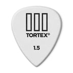 Jim Dunlop Tortex T3 1.5mm guitar picks in a pack, showing a set of 12 durable guitar picks with the Dunlop logo.