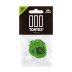 Jim Dunlop Tortex T3 88mm guitar picks, 12-pack, featuring durable, orange-colored picks for versatile playing.