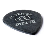 Jim Dunlop 1.35 mm Tortex Jazz 3 XL Guitar Pick Player Pack - 12 pack