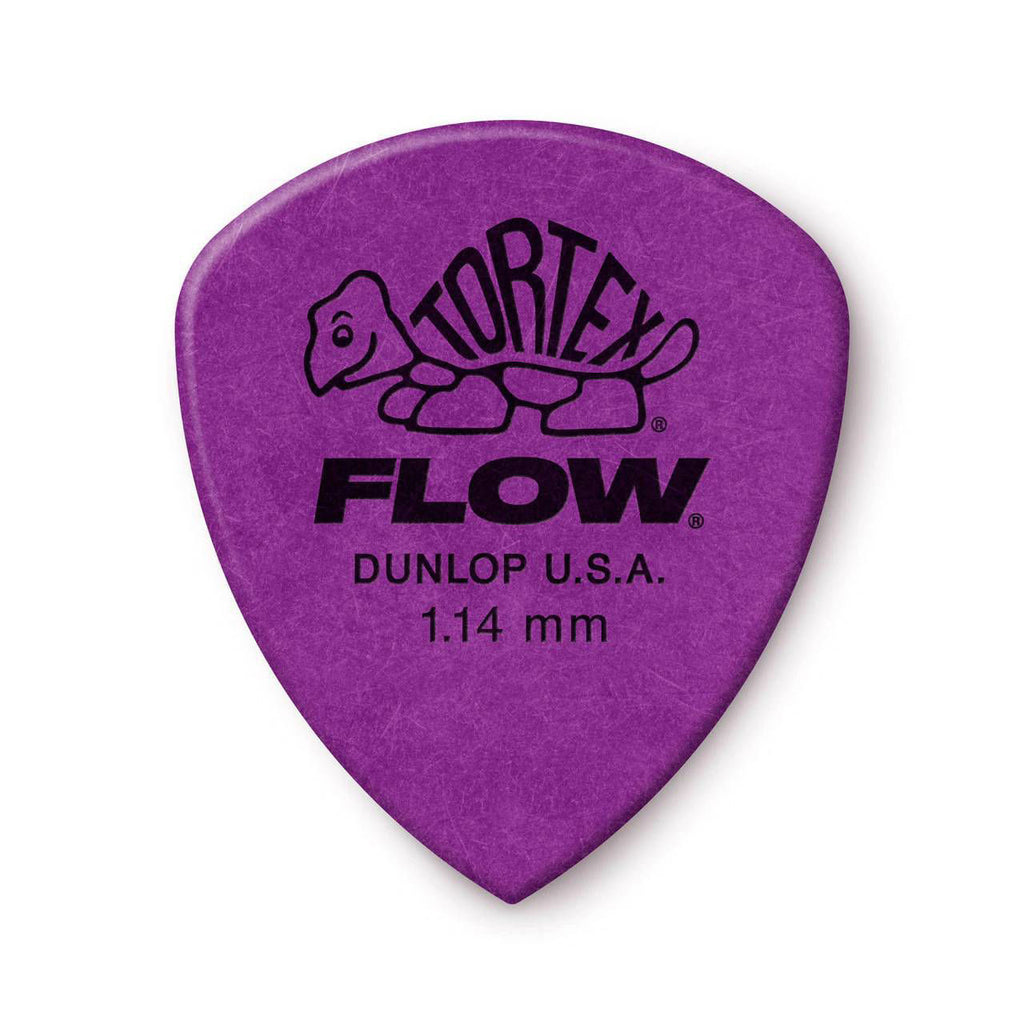 Jim Dunlop 1.14mm Tortex Flow Guitar Pick Player Pack (12 in a pack)