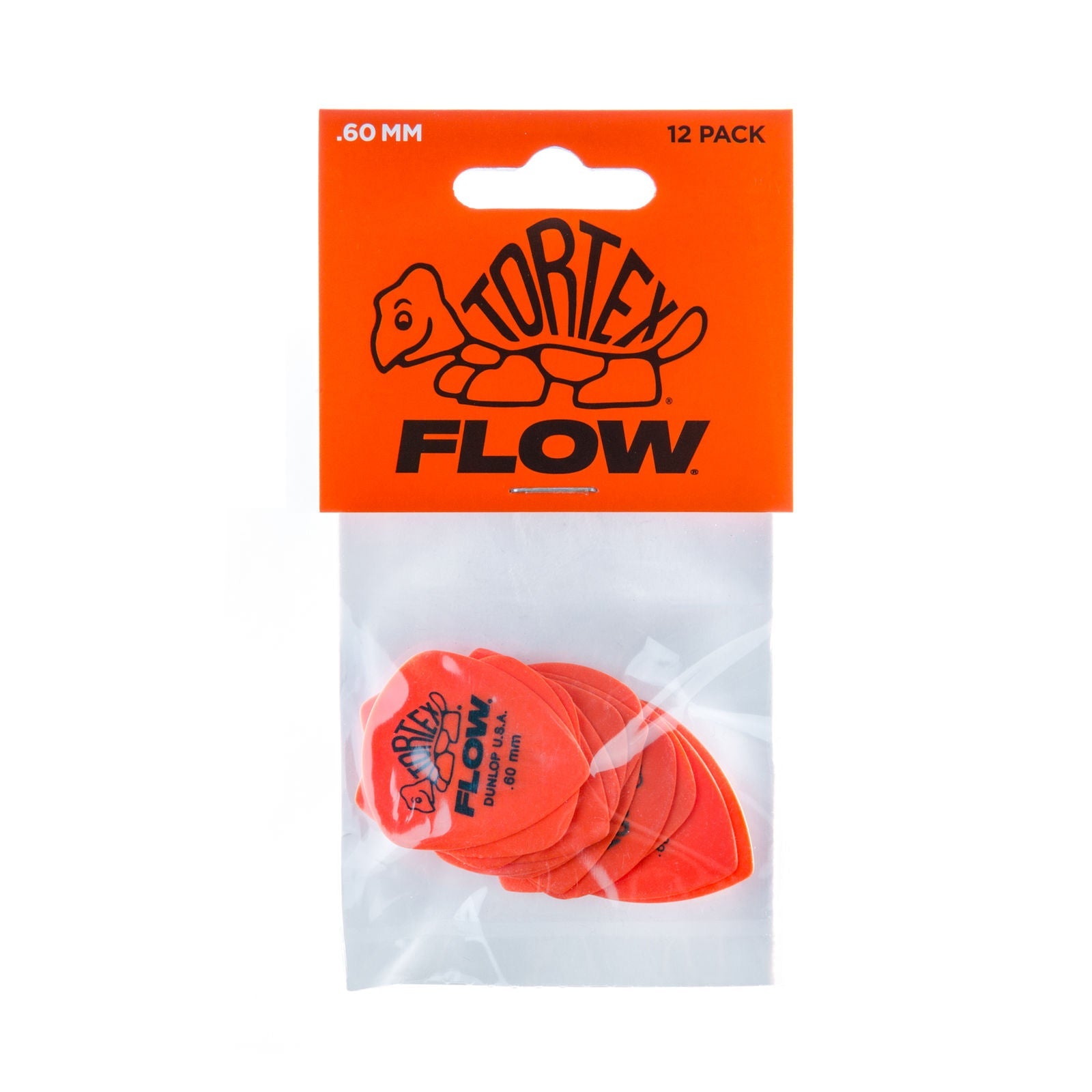 Jim Dunlop .60mm Tortex Flow Guitar Pick Player Pack (12 in a pack)