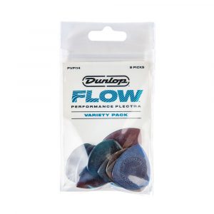 Jim Dunlop JPVP114 Ultex Flow with Grip Variety Player Packs  Guitar Pick (8 in a pack)