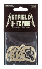 Jim Dunlop JPWF10 James Hetfield White Fang 1.0mm Guitar Pick Player Pack (6 in a pack)