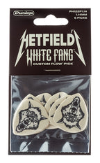 Jim Dunlop JPWF114 James Hetfield White Fang  1.14mm Guitar Pick Player Pack (6 in a pack)