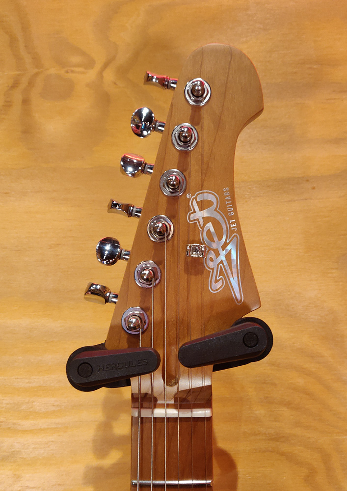 Jet JS-300 Mini Electric Guitar in Pink