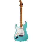 Jet JS-300 SSS Left-Handed Electric Guitar with Maple Fretboard - Seafoam Green