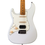 Jet JS-400 HSS Left-Handed Electric Guitar with Maple Fretboard - Olympic White