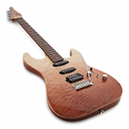 Jet Guitars Jet JS-45-ELITE-FB electric guitar with rosewood fingerboard in a vibrant fireburst finish, showcasing a sleek body and hardware.