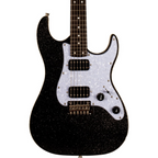 Jet JS-500 HH Electric Guitar with Ebony Fretboard - Black Sparkle
