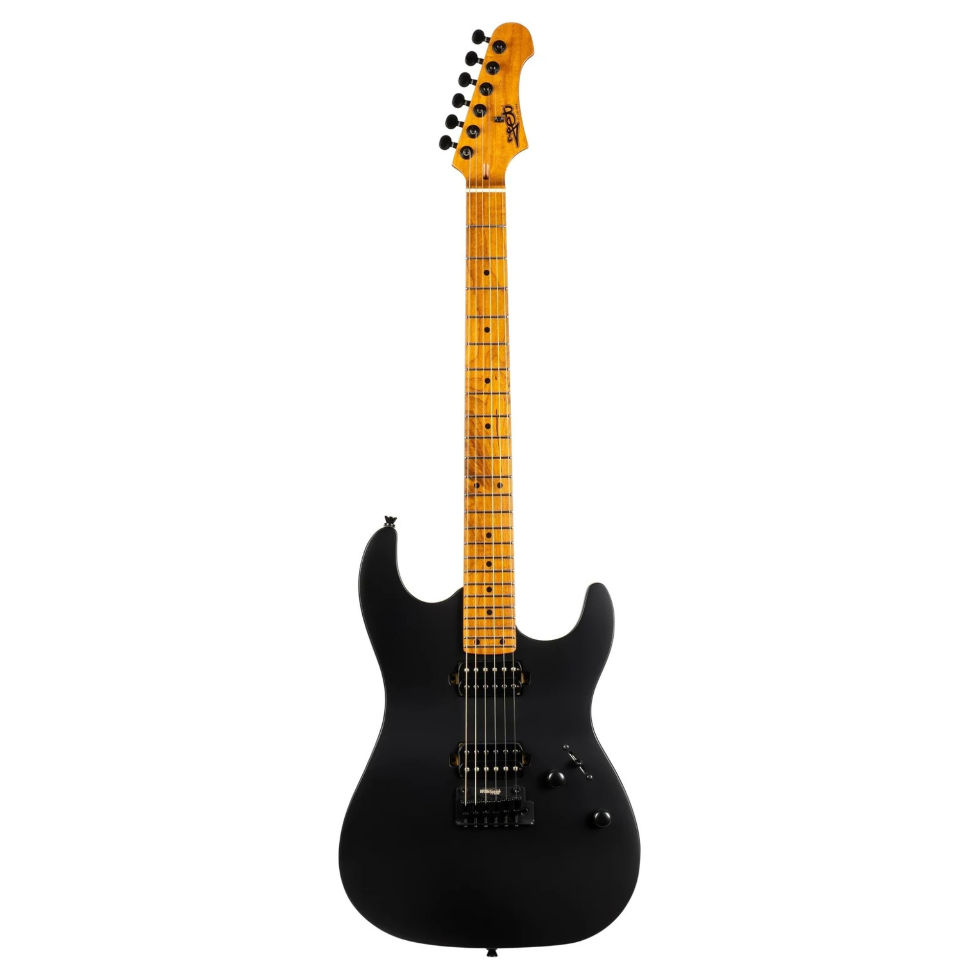 Jet JS-500-MBK Electric Guitar Maple FB - Matte Black