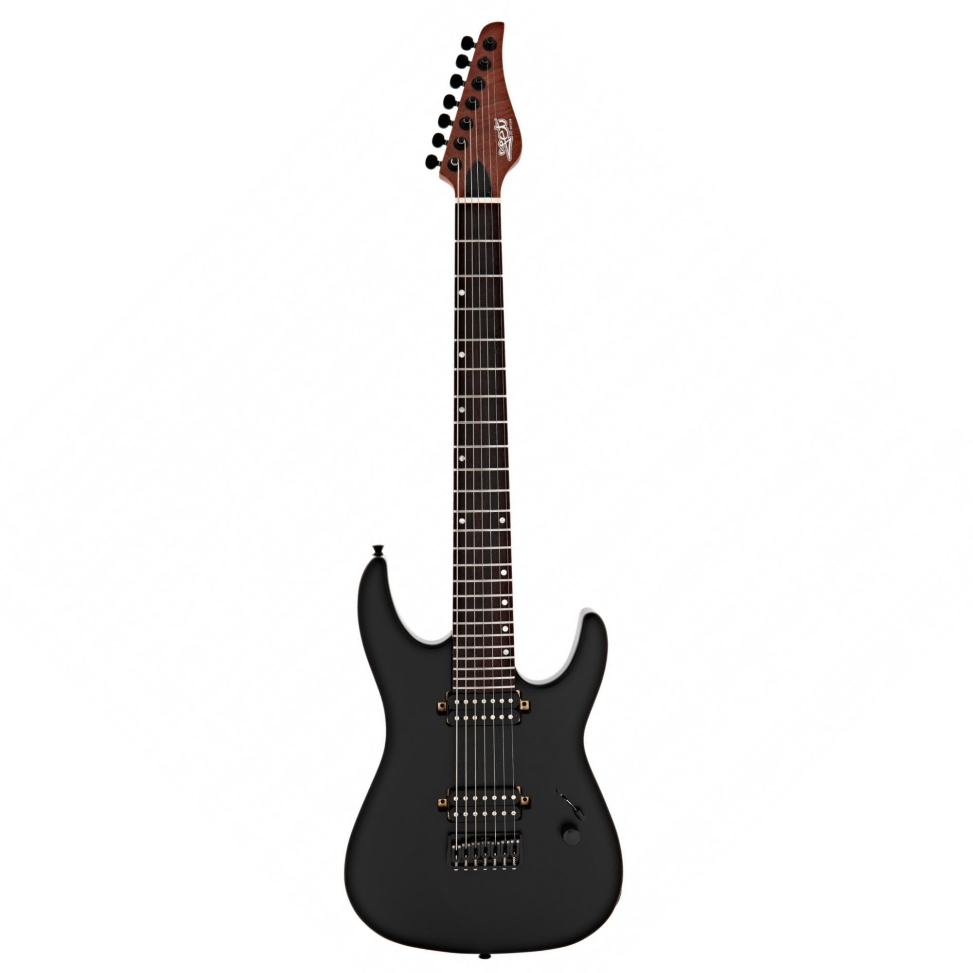Jet JS-507-STYGIAN 7-String Electric Guitar  Rosewood FB - Satin Black