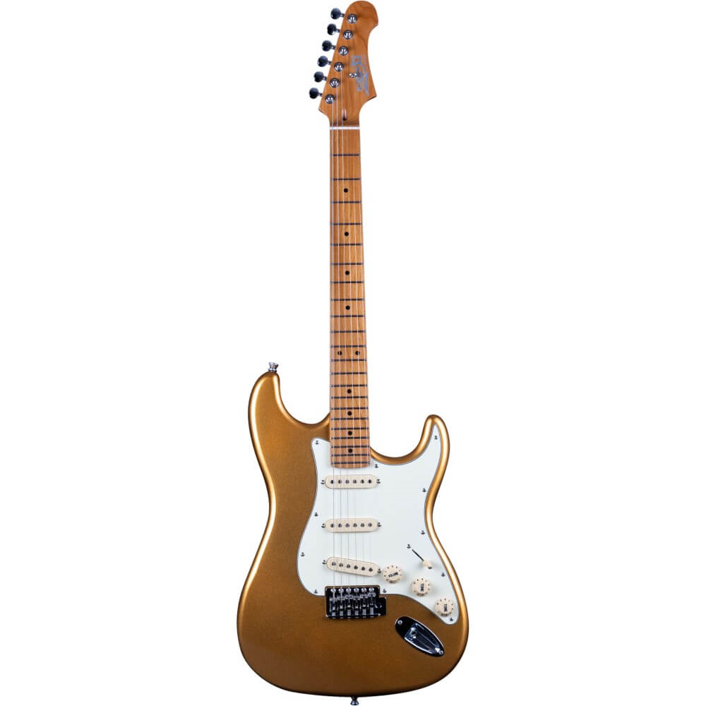 Jet JS-300 SSS Electric Guitar with Maple Fretboard - Gold