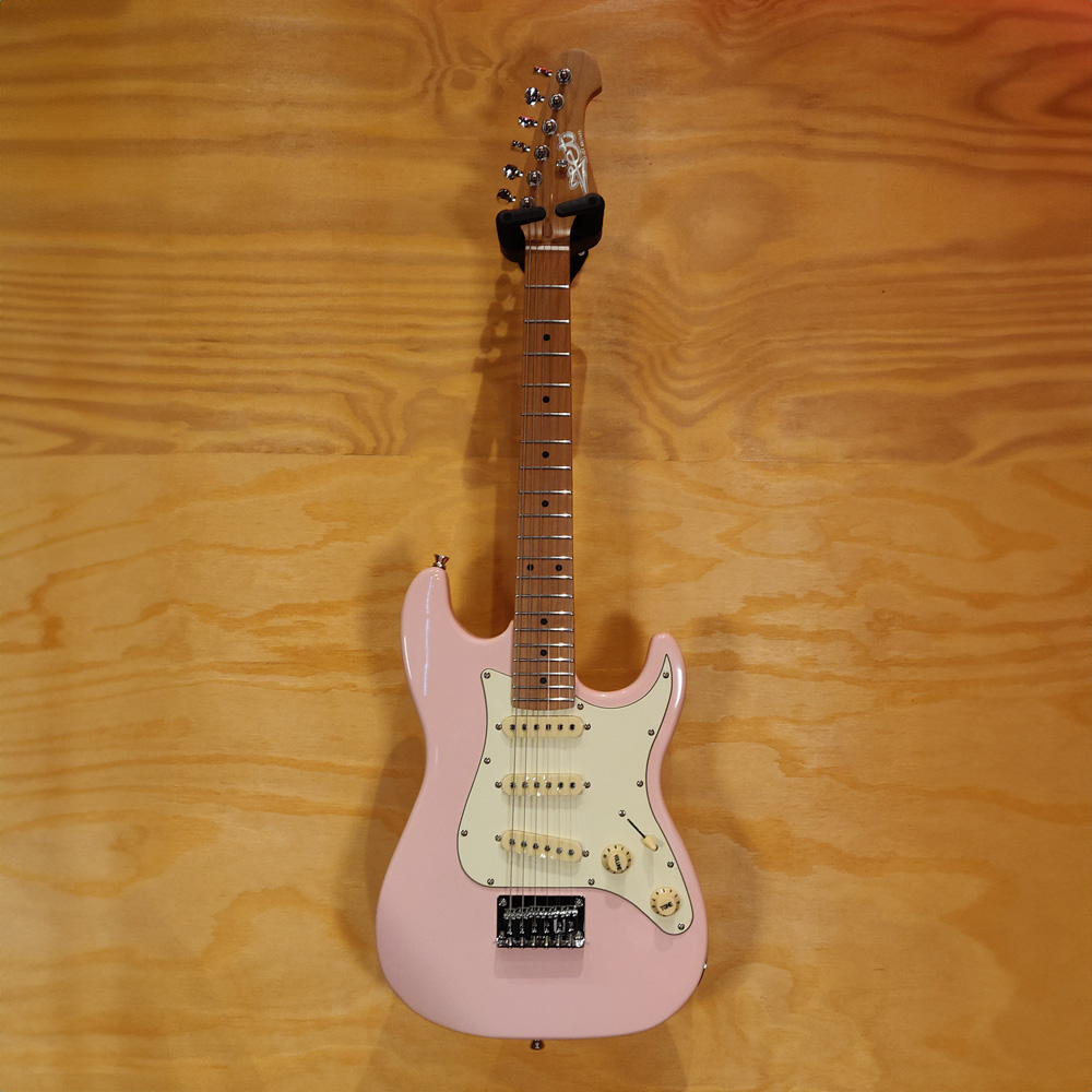 Jet JS-300 Mini Electric Guitar in Pink