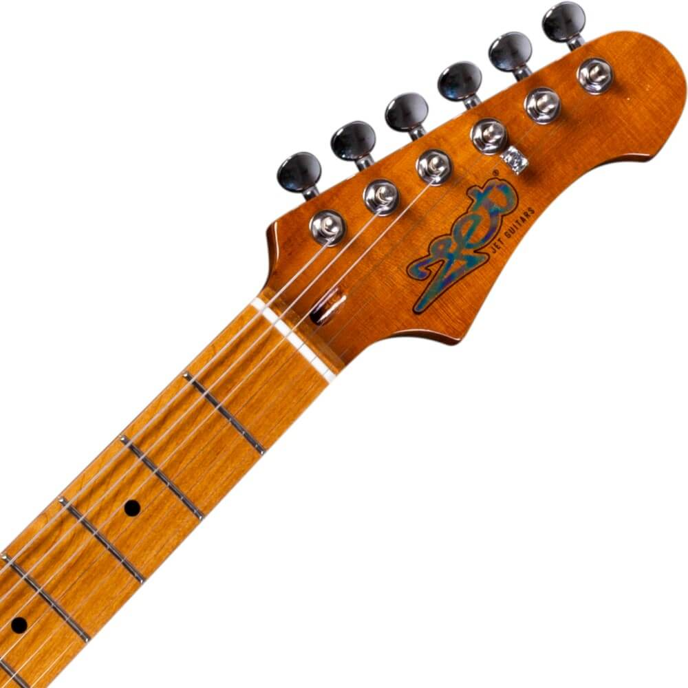 Jet JS-300 SSS Electric Guitar with Maple Fretboard - Olympic White