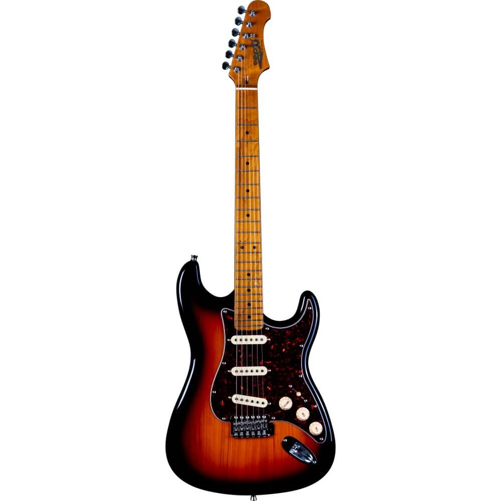Jet JS-300 SSS Electric Guitar with Maple Fretboard - Sunburst