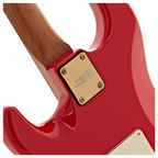 Jet JS380 SSS Electric Guitar, Roasted Maple Neck with Rosewood Fretboard - Red
