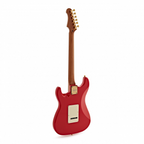 Jet JS380 SSS Electric Guitar, Roasted Maple Neck with Rosewood Fretboard - Red