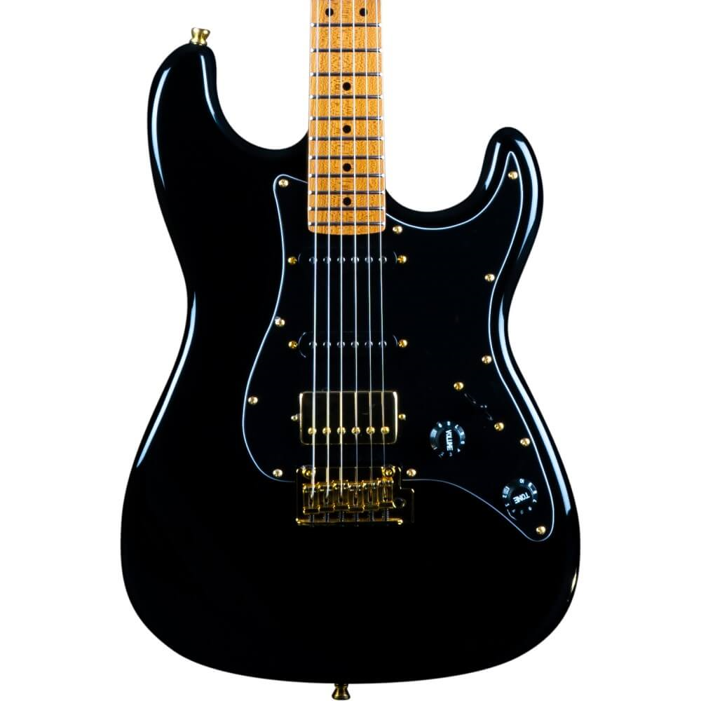 Jet JS-400 HSS Electric Guitar with Maple Fretboard - Black