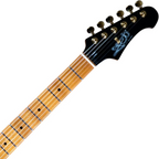 Jet JS-400 HSS Electric Guitar with Maple Fretboard - Black