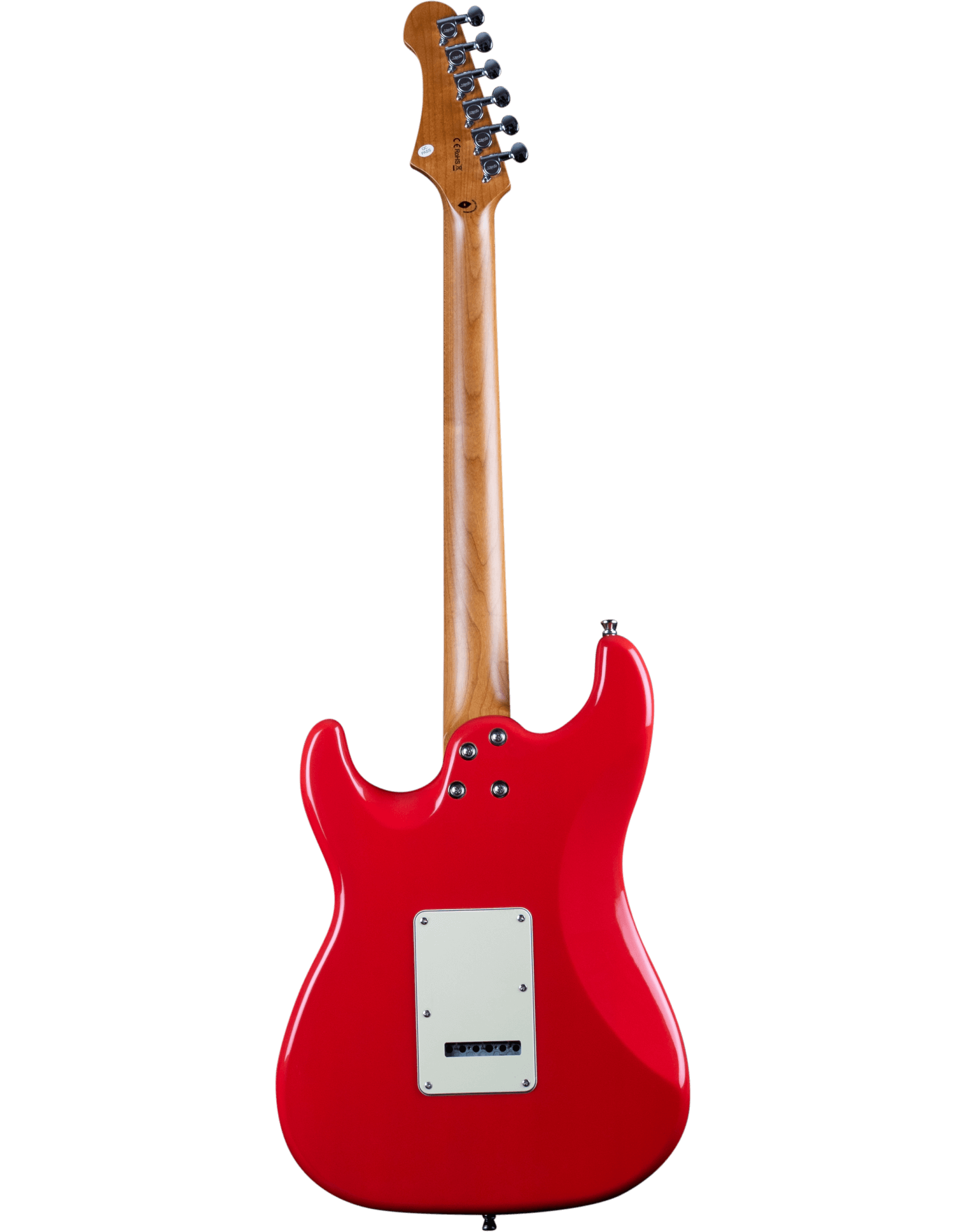 Jet JS400 HT HSS Electric Guitar, Roasted MN with Rosewood FB - Red