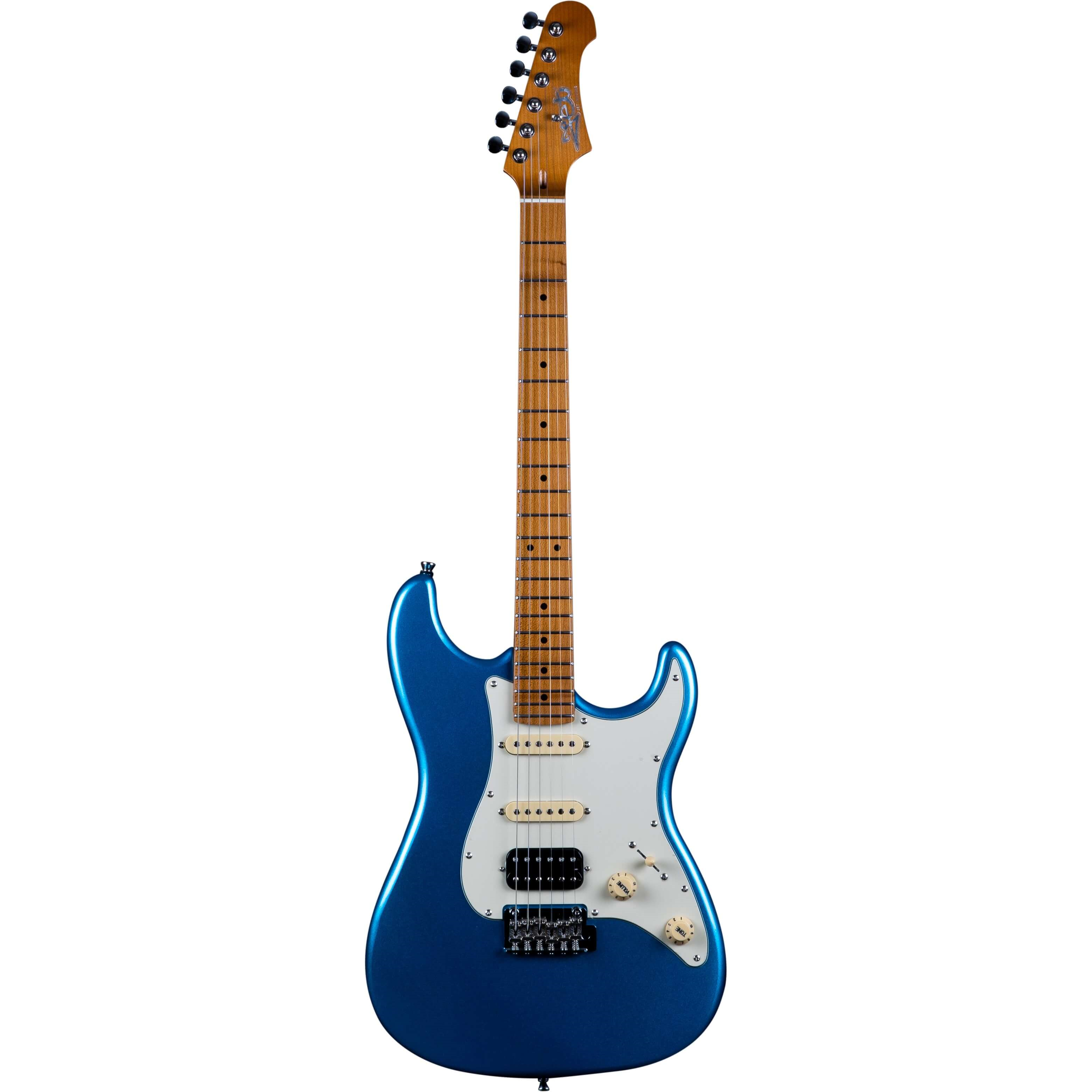 Jet JS-400 HSS Electric Guitar with Maple Fretboard - Lake Placid Blue