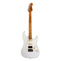 Jet JS-400 HSS Electric Guitar with Roasted Maple Fretboard in Limited White