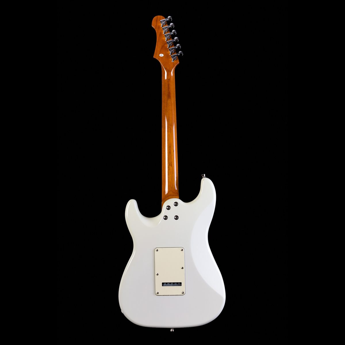 Jet JS-400 HSS Electric Guitar with Roasted Maple Fretboard in Limited White