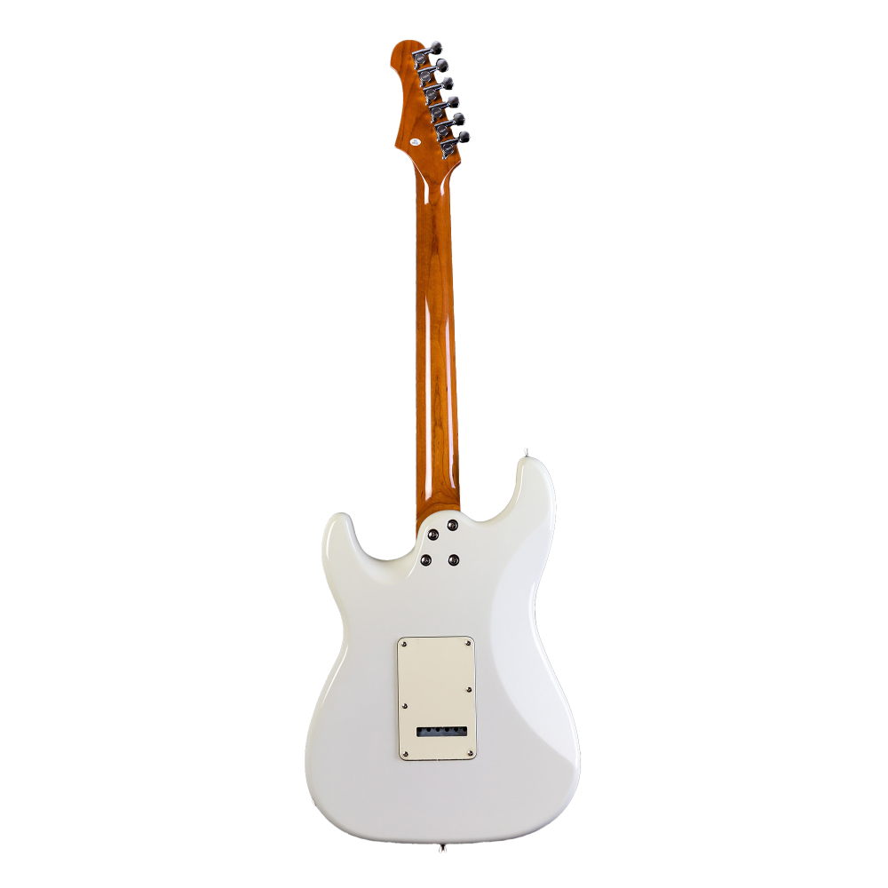 Jet JS-400 HSS Electric Guitar with Roasted Maple Fretboard - Olympic White
