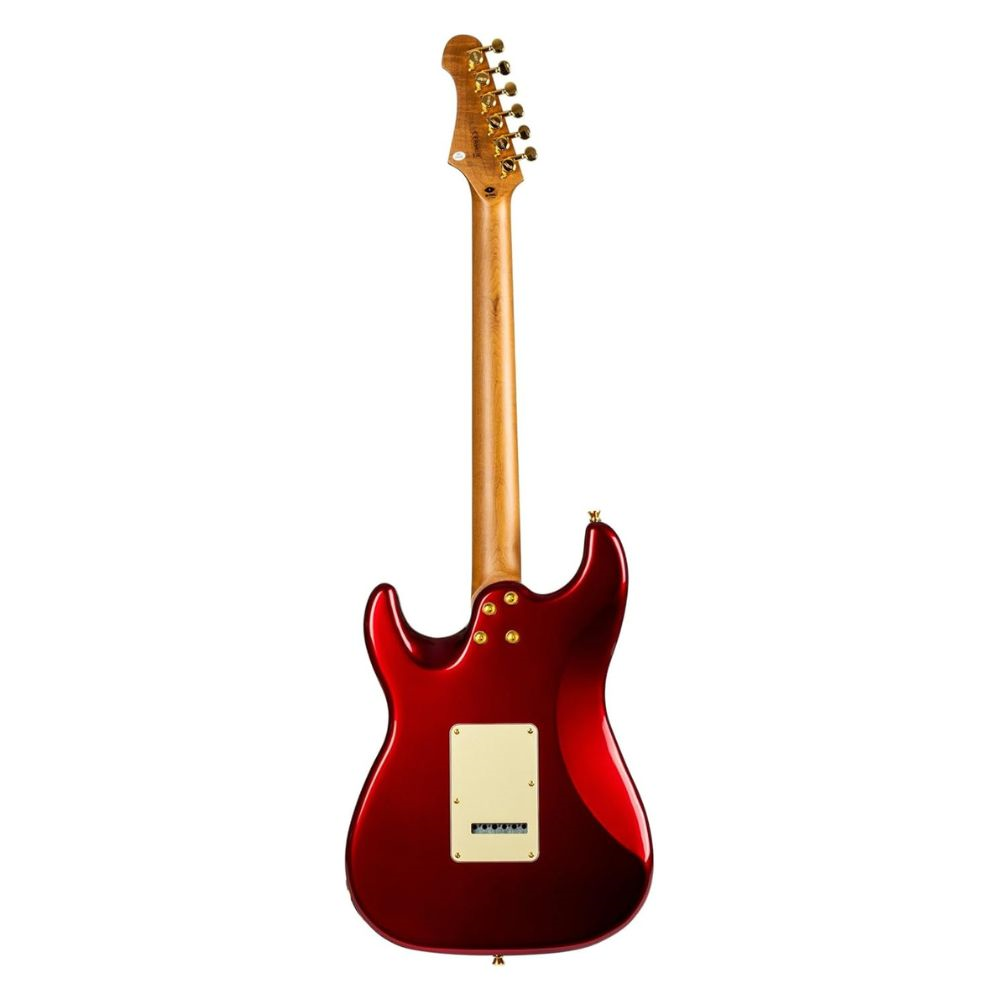Jet JS480 HSS Electric Guitar, Roasted Maple Neck with Rosewood FB - Wine Red