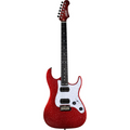 Jet JS-500 HH Electric Guitar with Ebony Fretboard - Red Sparkle