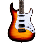 Jet JS-600 HSS Electric Guitar with Ebony Fretboard - Sunburst
