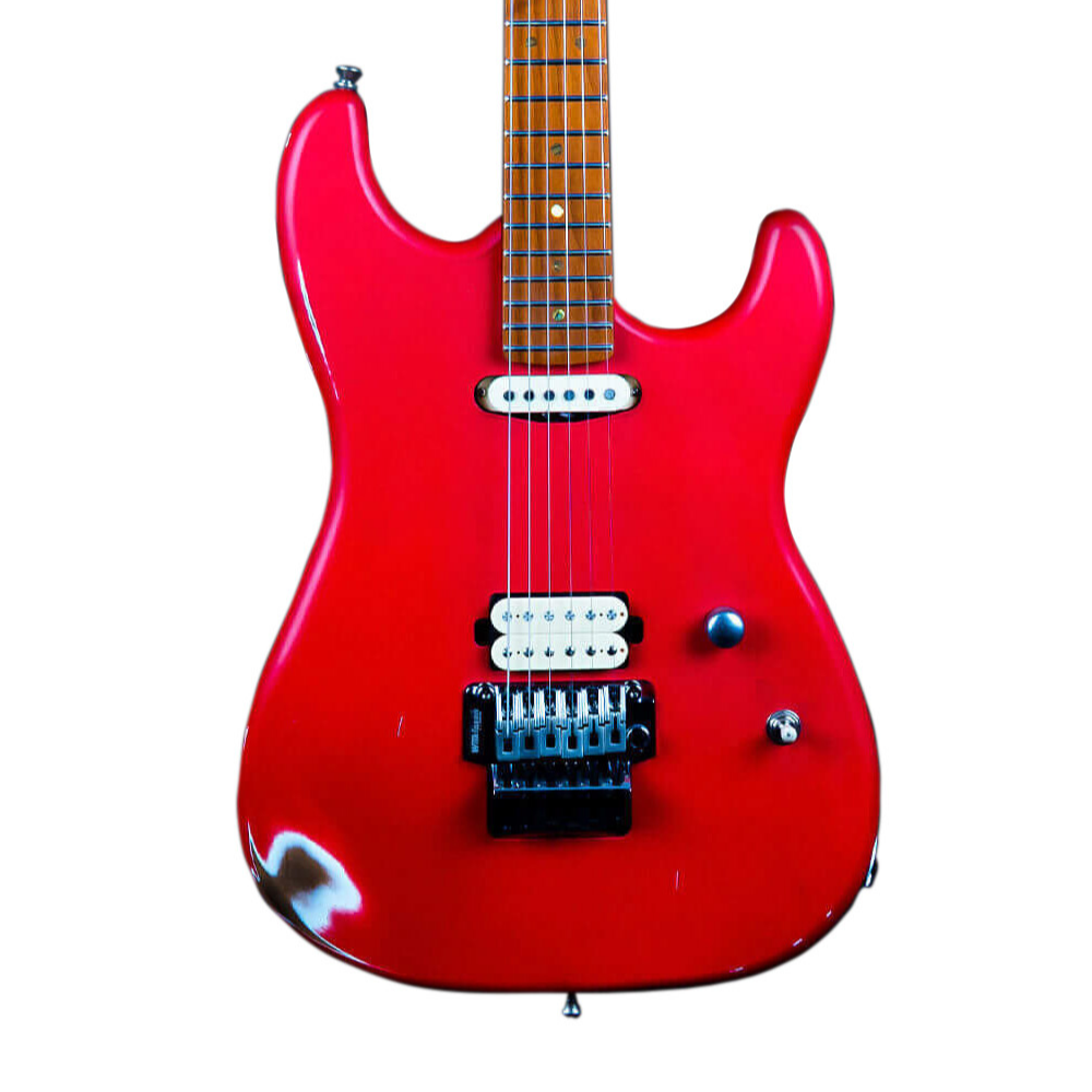 Jet JS-850 Electric Guitar in Red Distressed Relic
