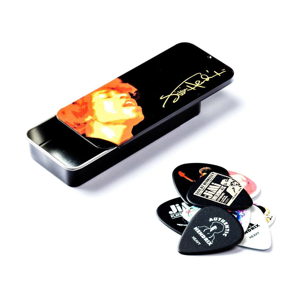 Jim Dunlop JSA34 Jimi Hendrix Electric Ladyland Collector's Guitar Pick Tin