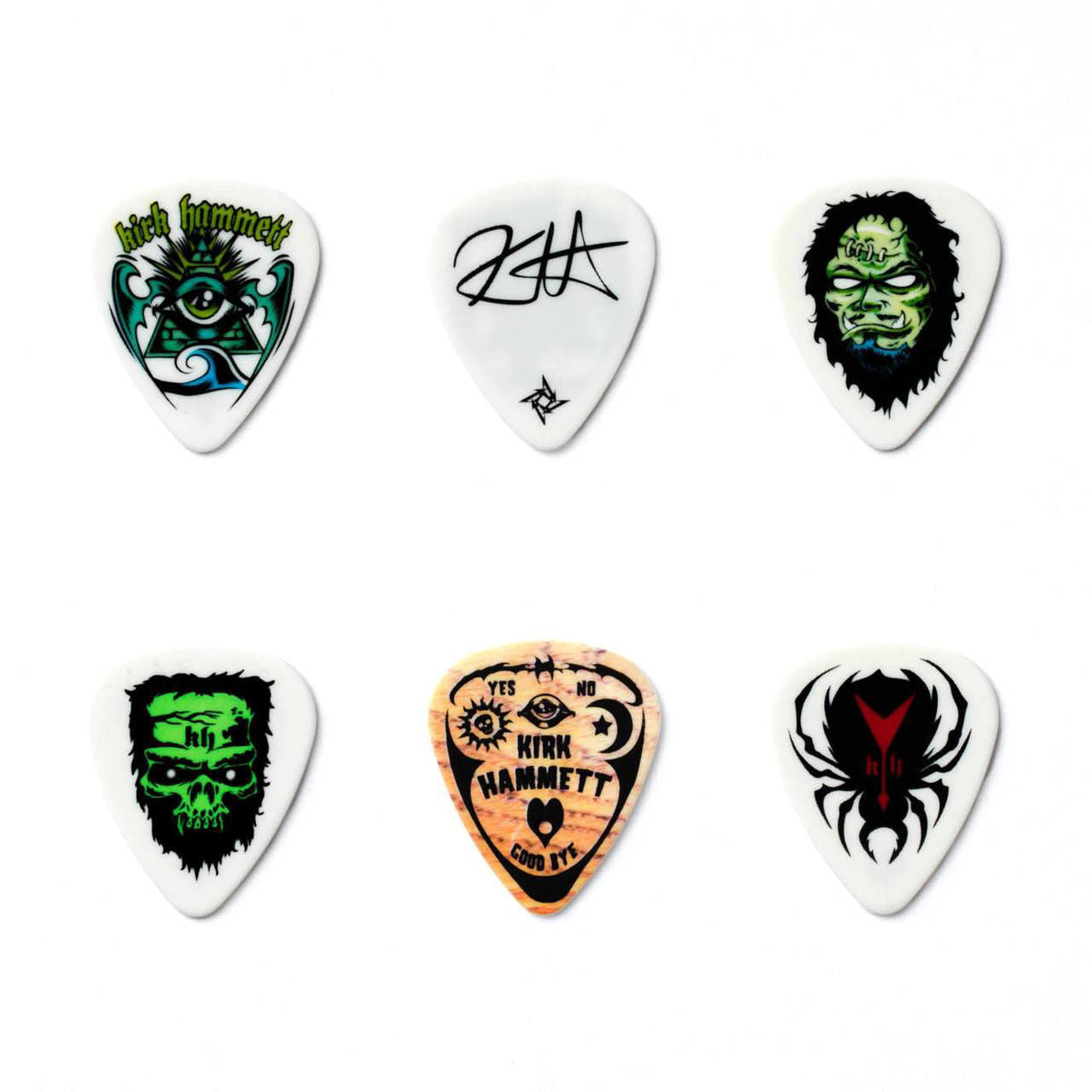 Jim Dunlop JSA85 Kirk Hammett Signature Series Collector's Pick Tin