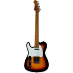 Jet JT-300 Left-Handed Electric Guitar with Maple Fretboard - Sunburst