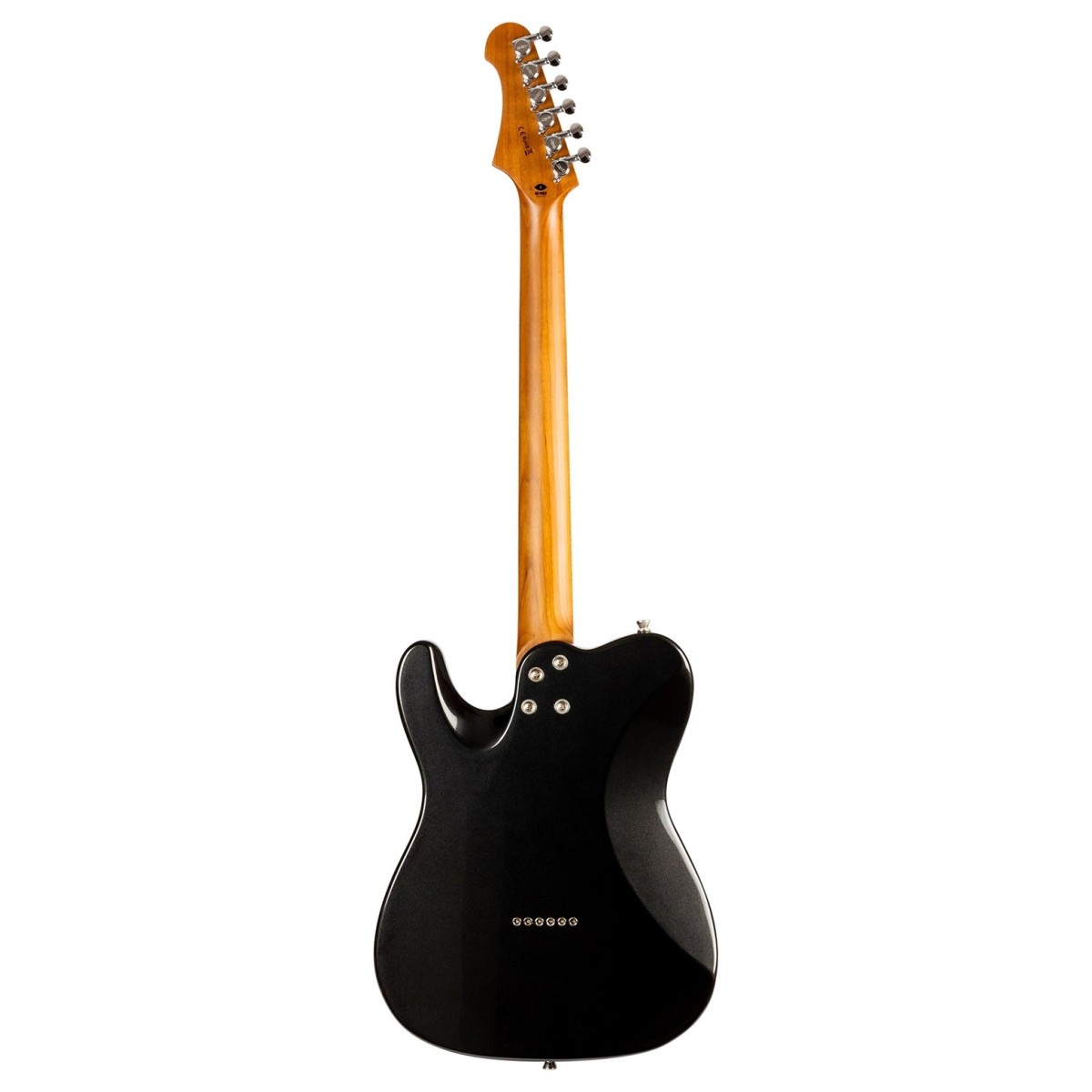 Jet JT-350 HH Electric Guitar with Roasted Maple Fretboard - Black