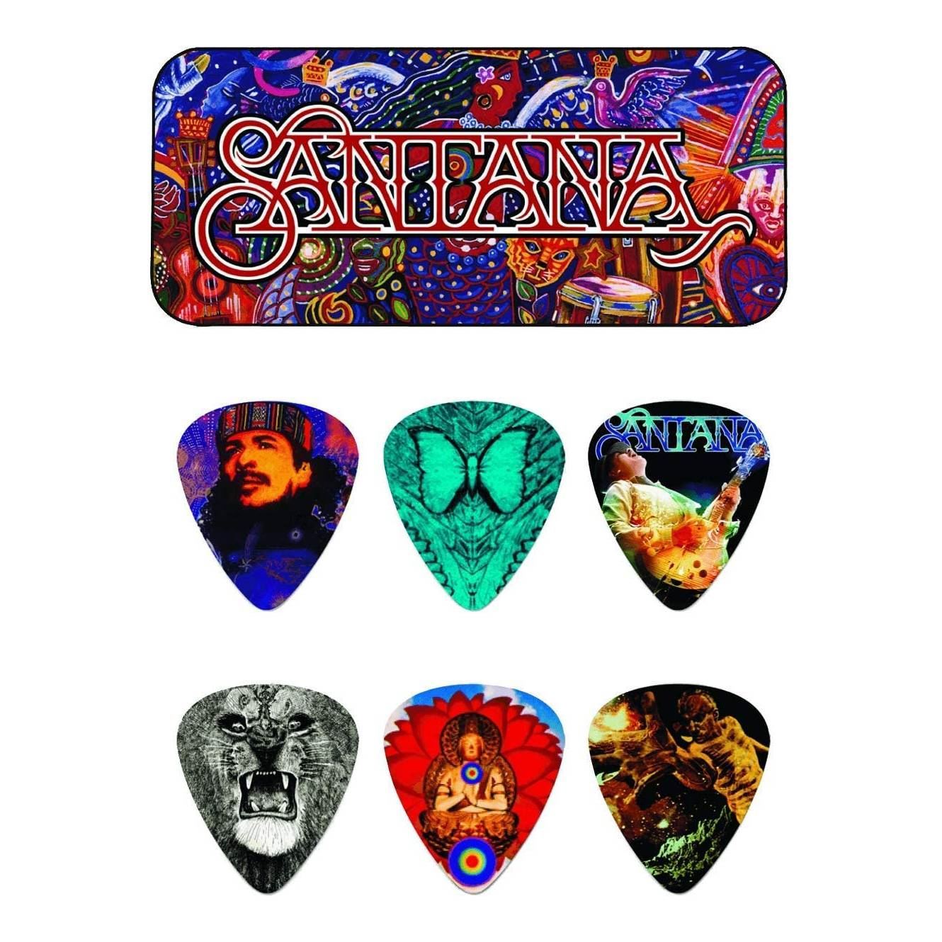 Jim Dunlop JT125 Santana Collector's Pick Tin - 6 Pack