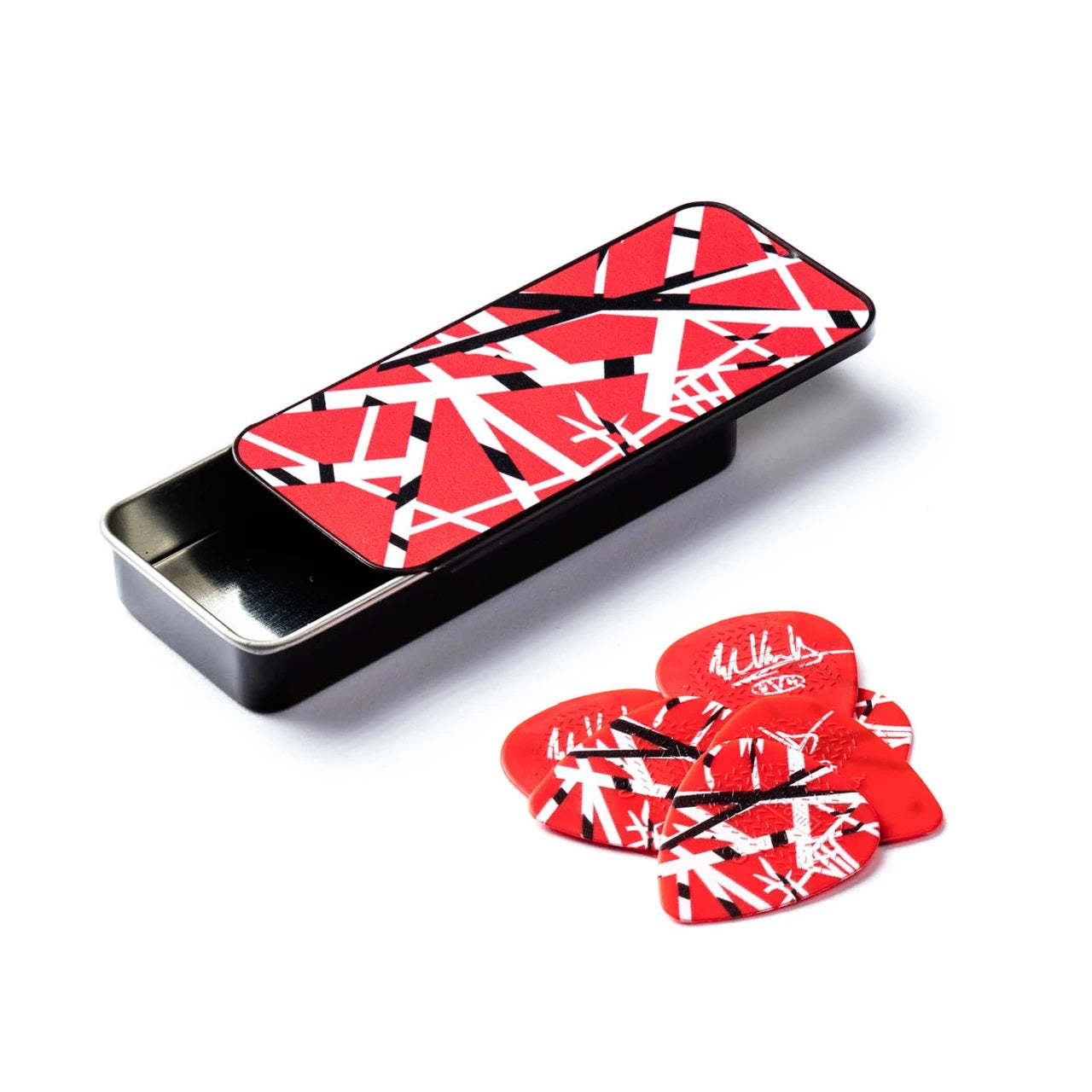 Jim Dunlop JT150 EVH Red Frankenstein Collector's Pick Tin