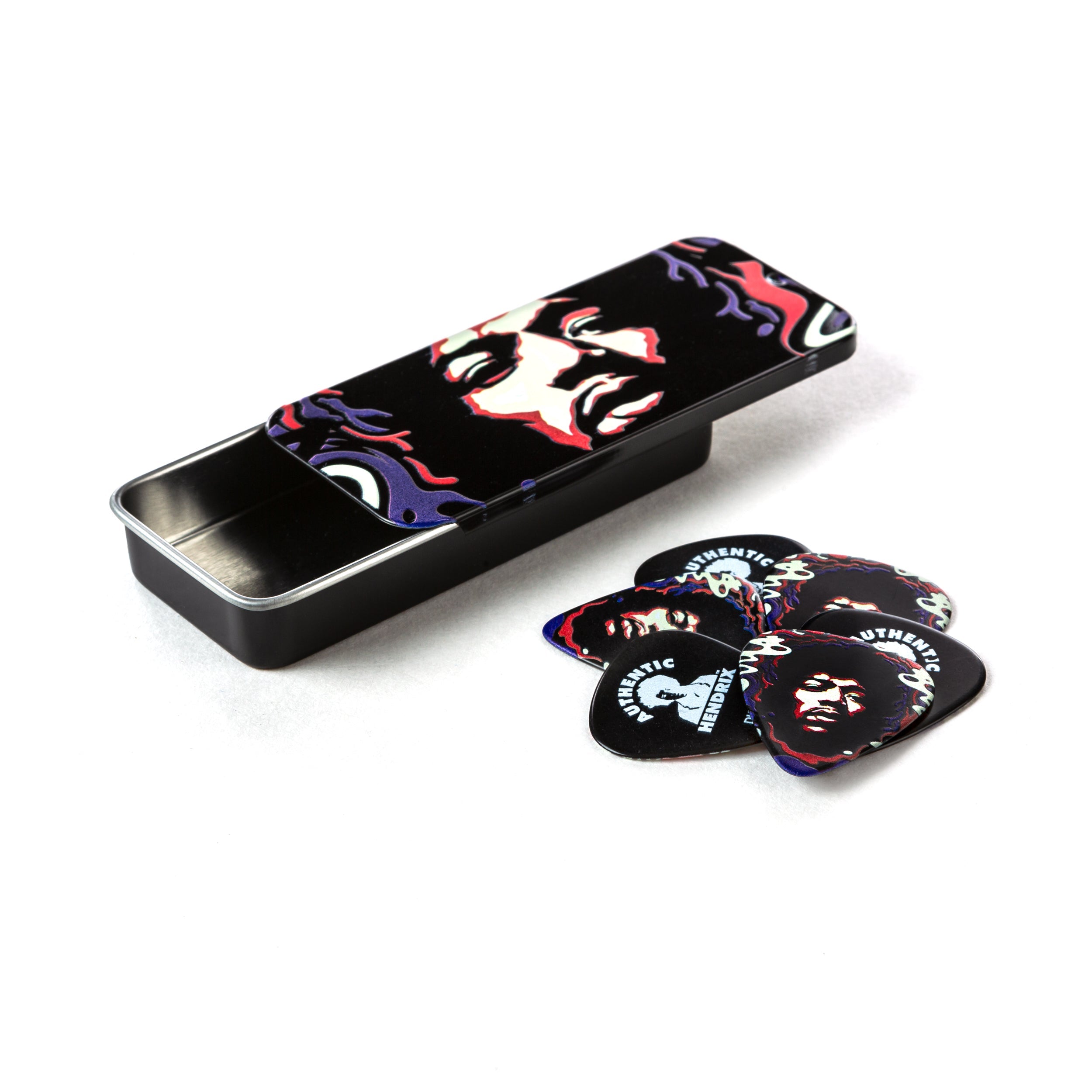 Dunlop Jimi Hendrix Star Haze Guitar Pick Tin - 6 Picks