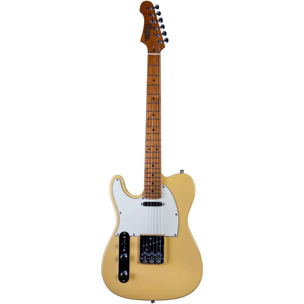 Jet JT-300 Left-Handed Electric Guitar with Maple Fretboard - Butterscotch