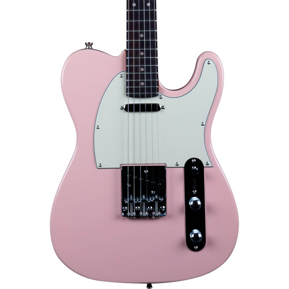 Jet JT-300 Electric Guitar with Rosewood Fretboard - Shell Pink