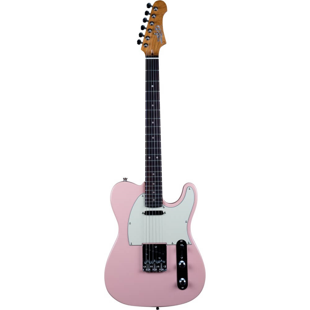 Jet JT-300 Electric Guitar with Rosewood Fretboard - Shell Pink