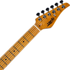Jet JT-450 Electric Guitar with Maple Fretboard - Transparent Pink