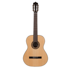 Katoh MCG20 1/2 classical acoustic guitar, compact size with a natural wood finish, ideal for beginners and young players.
