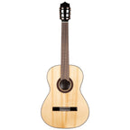 Katoh MCG40S classical guitar with solid spruce top and sapele back and sides, featuring a traditional nylon-string design.